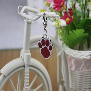 rustfrit stål hundetegn fodspor mærkater