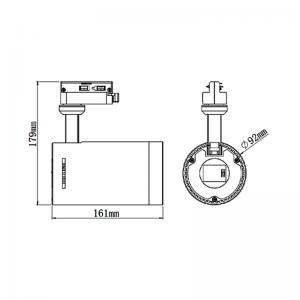 30w førte spor let sted lys
