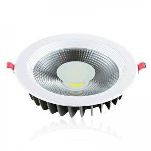 COB downlight med en lille matteret cirkel i midten 3W til 60W