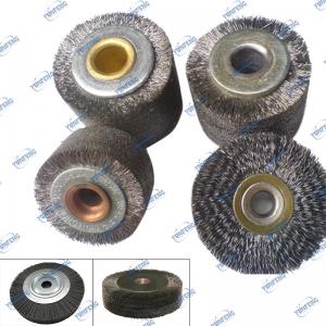 Custom Industrial Brush Krympet Wire Wheel Brush Twist Wire Wheel Brush til Deburring Polering