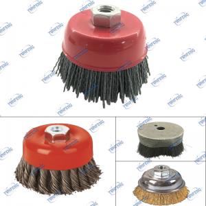 Fabrikant Custom Rust Removal Cup Wire Brush Twist Style til fjernelse af rust og maling
