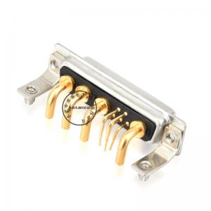 D-sub 9W4 power kvindelige tilslutninger retvinkeltype