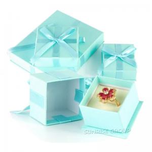 Samling Opbevaring Emballage Ring Halskæde Armbånd Smykker Gaveæske