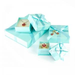 Samling Opbevaring Emballage Ring Halskæde Armbånd Smykker Gaveæske