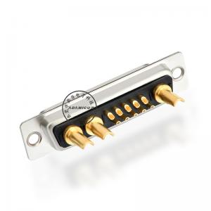 High Power Lodder Connector 13W3 female D sub combo-stik