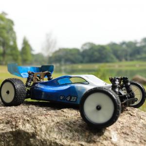 Vkarracing 1/10 Elektrisk 4WD Buggy børsteløs terræn RC bil med metal chassis