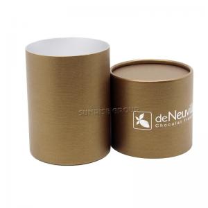 Fantastisk trykt luksuspapir rund gavechokoladepakning