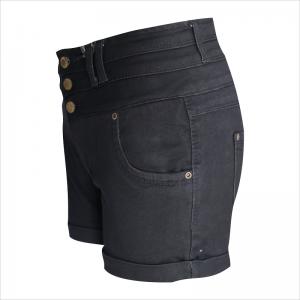 mode tre knap høj talje kort WS1002