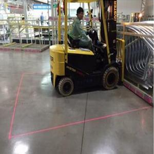 Gaffeltruck Laser Rød Zone Sikkerhedslys