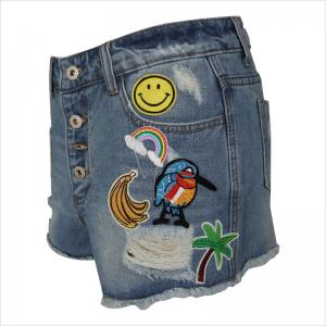 patchbrodery jeans shorts WS10119