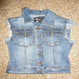denim ærmerøse jakker WS10128