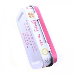 Tilpasset to-stykker lille rektangulært mints slik tin boks