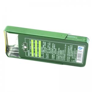 Lille rektangulær tin boks til miner, sundhedsprodukter