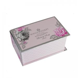 varmt stempling logo bog formet foldning stiv magnetisk lukning gaveæske