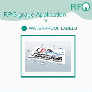 Overfladebelagt traditionelt syntetisk papir til etiketter Klistermærker-mærker