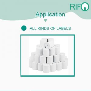 Overfladebelagt traditionelt syntetisk papir til etiketter Klistermærker-mærker