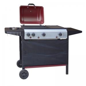 engros udendørs bbq gas grill kommerciel gas grill med sidebrænder