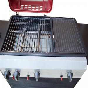 engros udendørs bbq gas grill kommerciel gas grill med sidebrænder