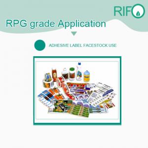 Vandtætte klistermærker Etiketter Syntetisk hvidt BOPP-materiale med MSDS RoHS
