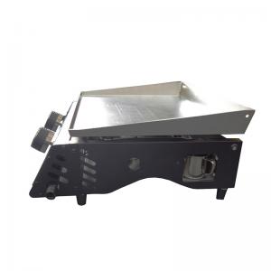 Bærbart udendørs støbejern plancha gas grill 2 brændere