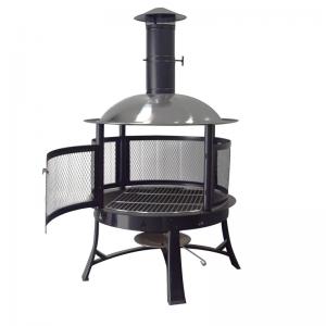 Antik BBQ brand pit jern støbt udendørs ild skål