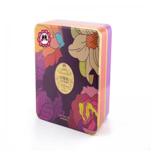 Hot selling square tin boks til mooncake, cookie emballage