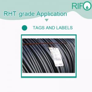 Billig engros termisk papirrulle, høj temperatur kæledyr stål etiket