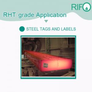 Billig engros termisk papirrulle, høj temperatur kæledyr stål etiket