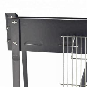 Lavpris varmesalg udendørs sammenfoldelig campingkul bbq kyllingrotisserie grill