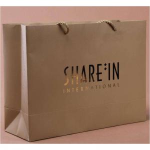 matte laminerede guldfoliepapirposer med eget logo