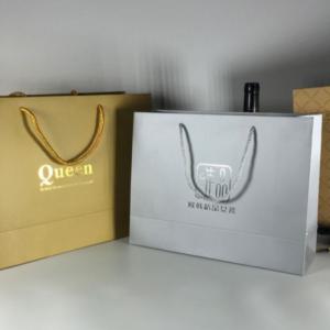 guld folie varm stempling luksus gavepose