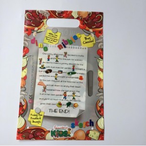 fuld udskrivning af plasticindpakningsposer med dysehåndtaget