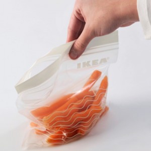 specialudskrevet lynlås forseglede plastposer med eget logo