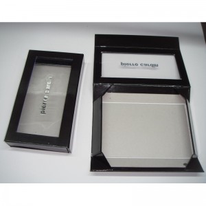 stiv papirboks med PET-vindue