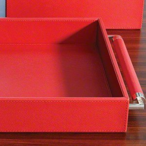 Serveringsbakke med dobbelt håndtag