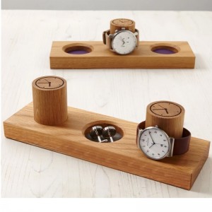 PERSONALISEREDE CUFFLINKS BAK OG WATCH STAND