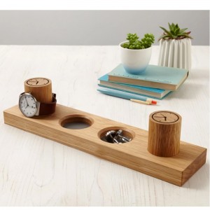 PERSONALISEREDE CUFFLINKS BAK OG WATCH STAND