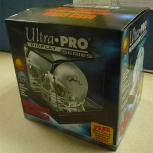 Mini hjelm glas display holder