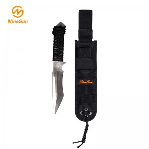 Sort Nylon knebeskjold med kneb