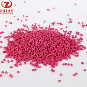 Pink masterbatch til lldpe ldpe hdpe råmateriale