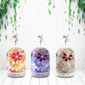 Ny produktidee 2018 mosaik blomsterglas aromaolie diffusor