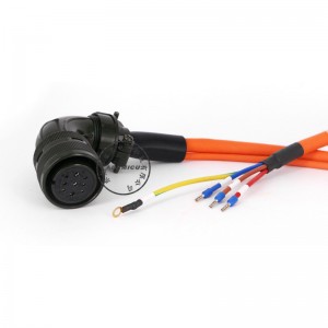 høj kvalitet høj flex flex kabel ASD-A2-PW1103-G Delta servomotor strømkabel