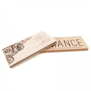 Øjenskygge Case Paper Palette Box