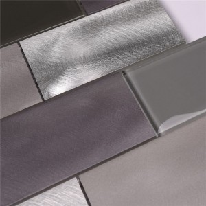 Hot Sale Grå badeværelse Backsplash Subway Fliser