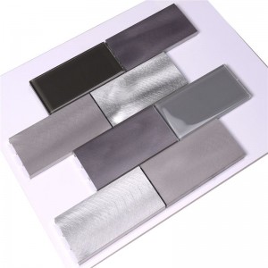 Hot Sale Grå badeværelse Backsplash Subway Fliser