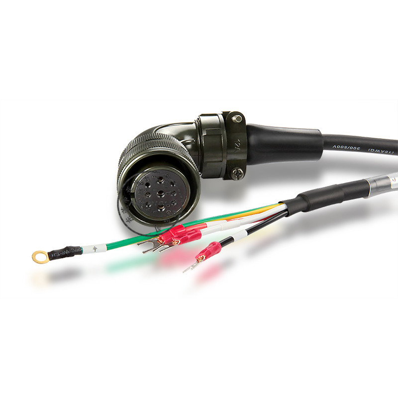 industrielt elektrisk kabel Delta servomotor pvc afskærmet strømkabel