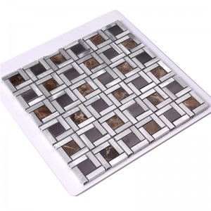 Dekor Marmor Udvendig vægbeklædning Mosaikfliser