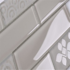 Is krakler ødelagte arabeske bølget glasfliser priser