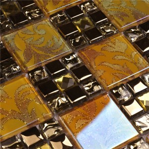 HDT15 Konkurrencedygtig pris Fliser i iriserende glas