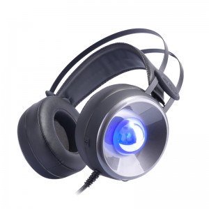 Letvægts-pc-headset 2018 med LED-lys
